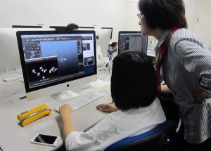 D コンピュータ アニメーション制作ソフト「MAYA」を使い、先生の指導のもと、アニメーションを作っていきます。